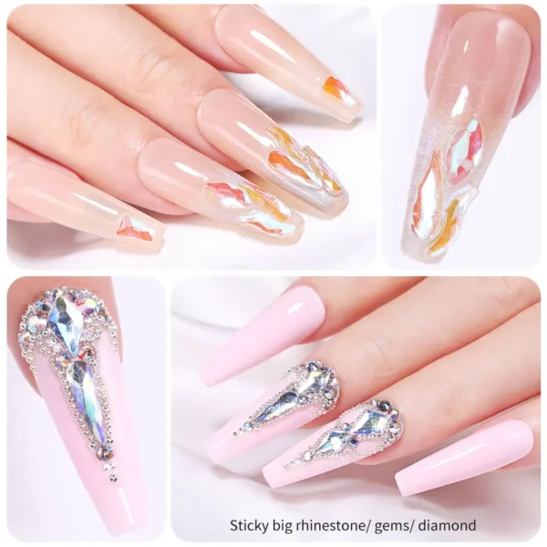 Rhinestone Glue – Clear Nail Gel 10g - Image 4