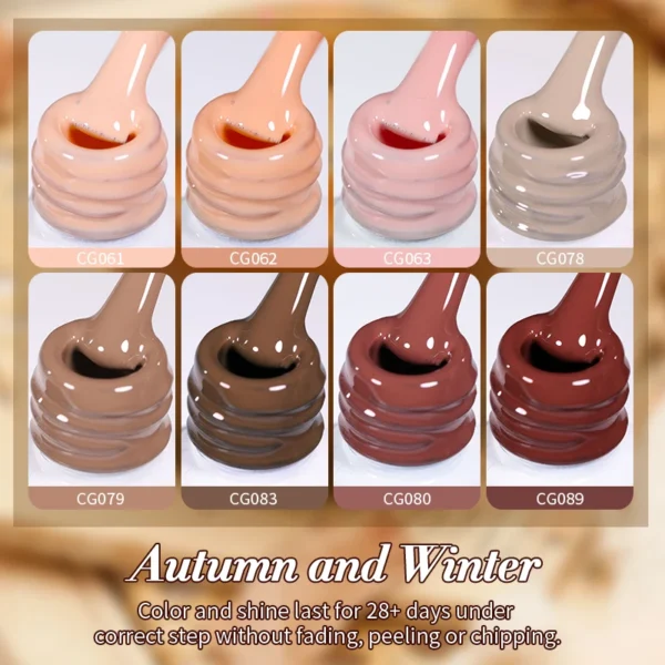 Espresso Brown Matte Gel Polish - Image 4