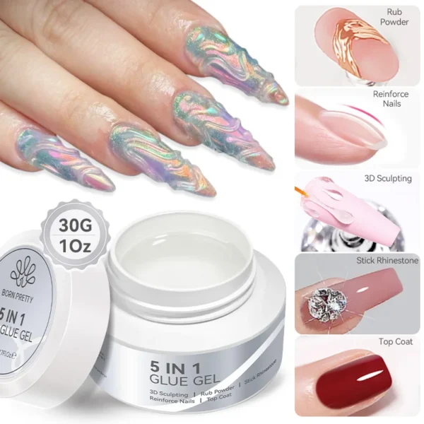 Gel Top Coat – 5-in-1 Nail Builder - Image 5