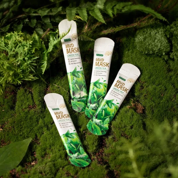 Green Tea Mud Mask – Oil Control 20pcs - Image 6