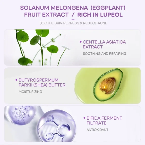 Eggplant Mud Mask – Oil Control 5pcs - Image 5