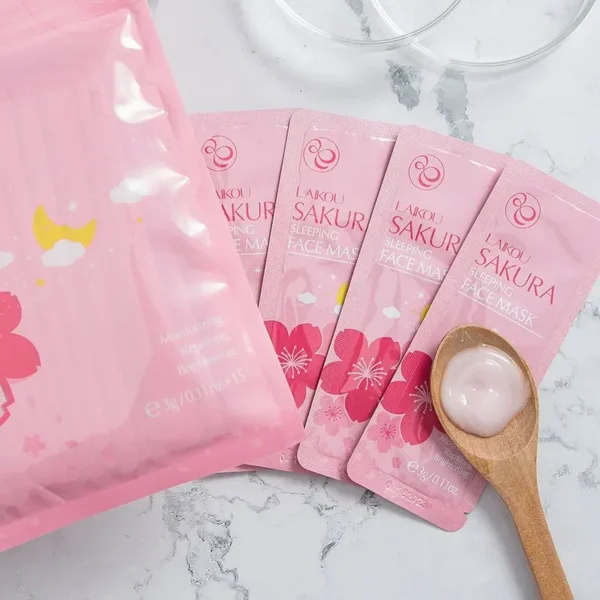 Sleeping Face Mask – Sakura 50pcs - Image 5
