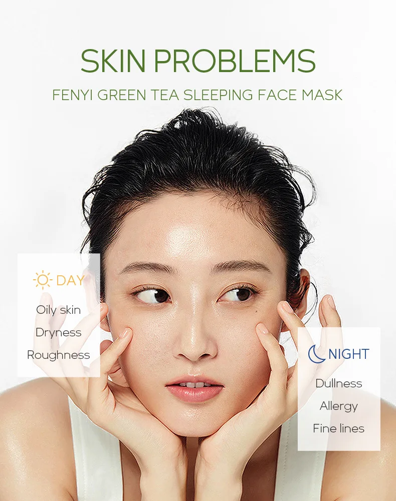 Sleeping Face Mask – Green Tea 10pcs