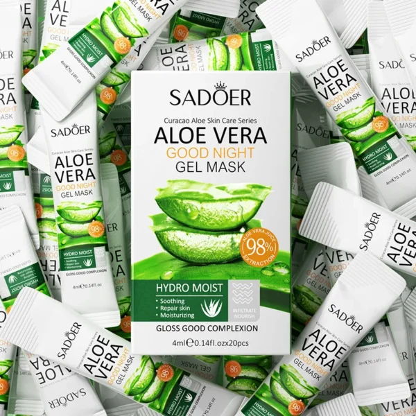 Sleeping Face Mask – Rice Aloe 60pcs - Image 5