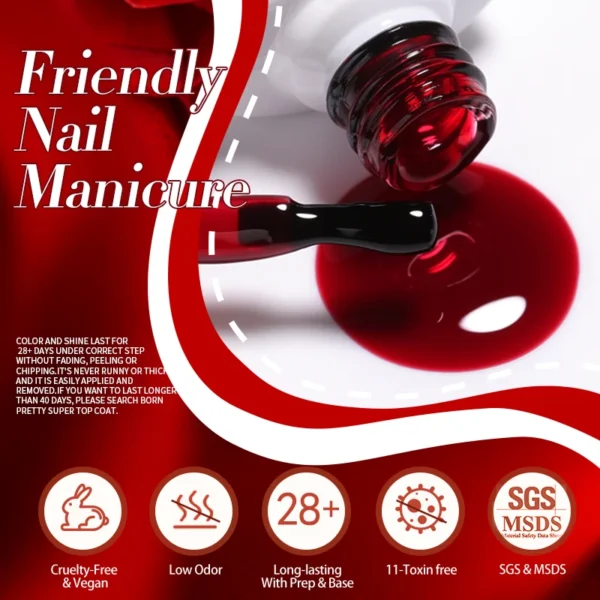 Jelly Gel Nail Polish – 50 Colour Nude - Image 5