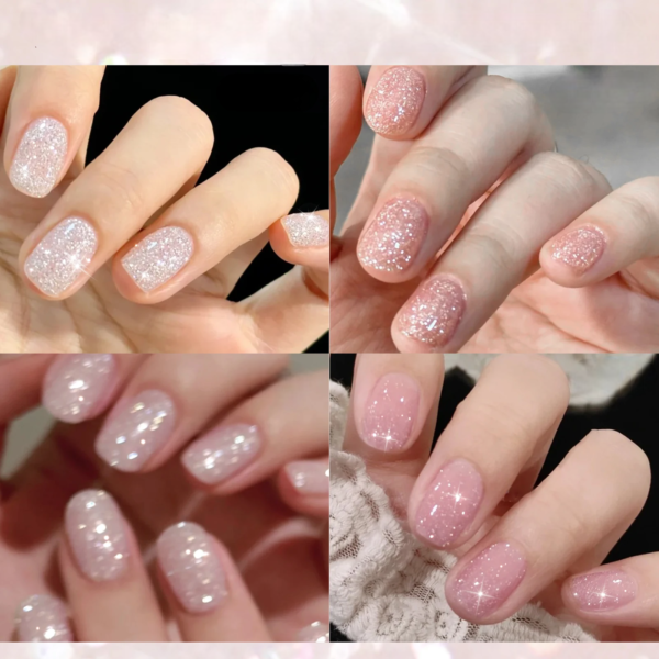 Glitter Gel Polish – Reflective Silver - Image 5