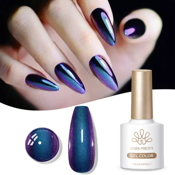 Alternative view of Chameleon Cat Eye Magnetic Gel Polish