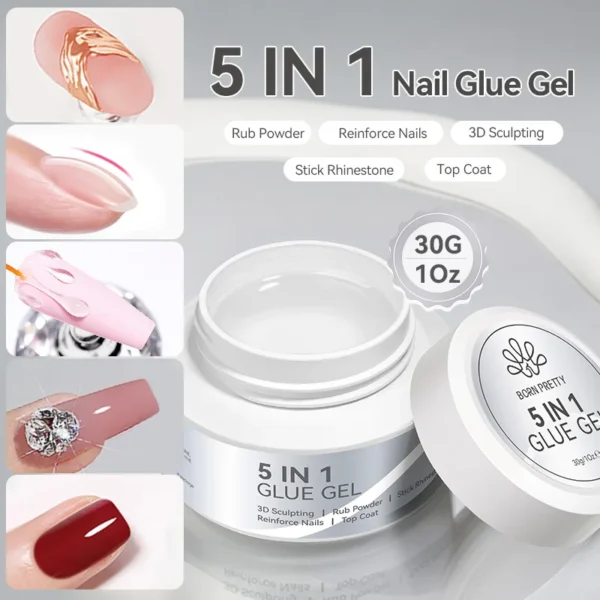Gel Top Coat – 5-in-1 Nail Builder - Image 6