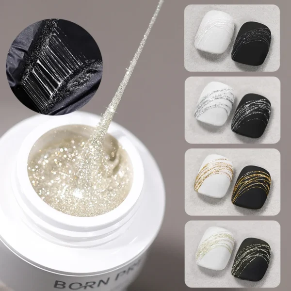Spider Gel Nail Art – Glitter Liner 5ml - Image 6