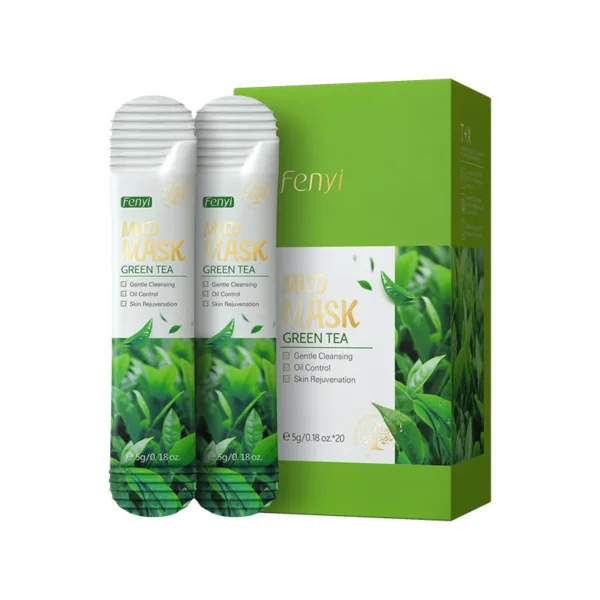Green Tea Mud Mask – Oil Control 20pcs