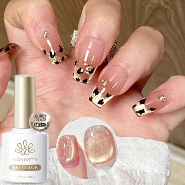 Cat Eye Gel Polish – Golden Classic - Image 6