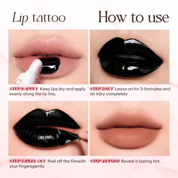 48H Peel-Off Lip Stain Tint - Image 6