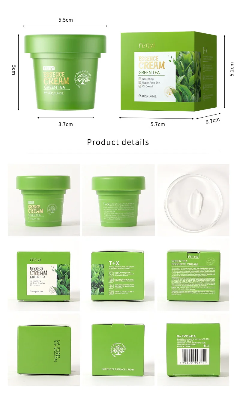 Green Tea Face Cream – Centella 40g